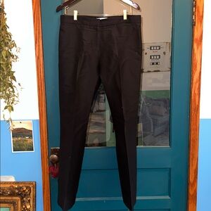 Elegant Black Silk Women's Pants